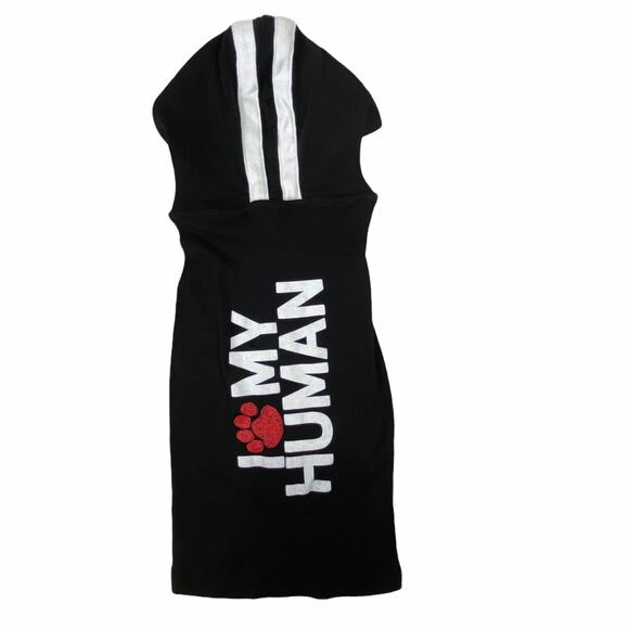 Doggie Skins "I Love My Human" Game  Dog Pupper Doggo Pet Hoodie Size Large - Picture 1 of 6